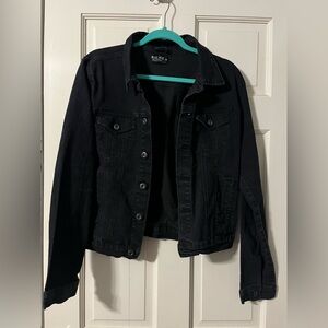 Denim Black Jacket